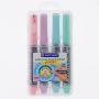 Zakreślacze Centropen Flexi Pastel giętka końcówka, 4 kolory - 2